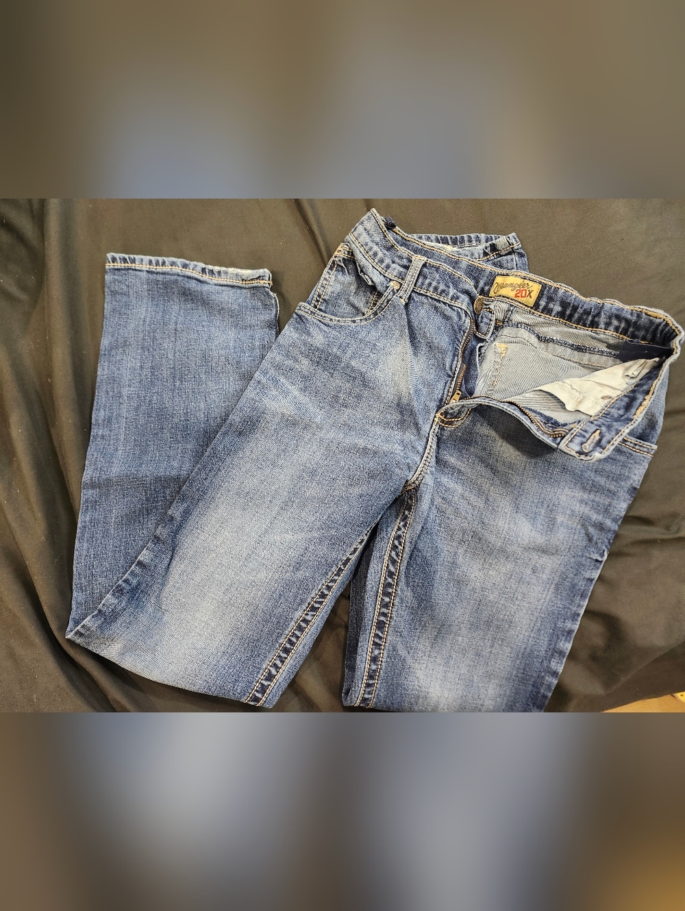 Wrangler Light Blue Straight Fit Jeans 16 Reg